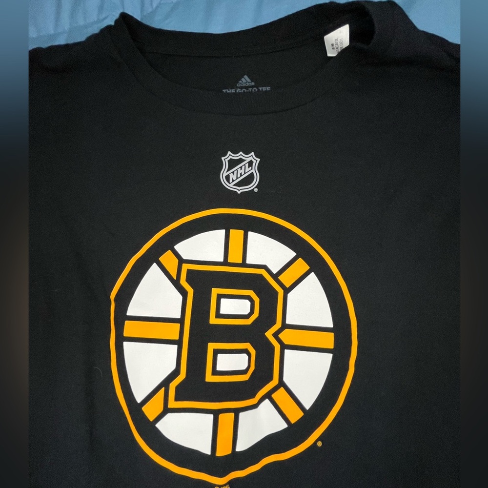 Adidas Bruins Charlie McAvoy T-shirt Size Large - Picture 3 of 5